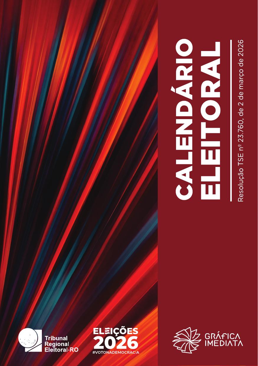 Capa do Calendário Eleitoral 2026 — TSE